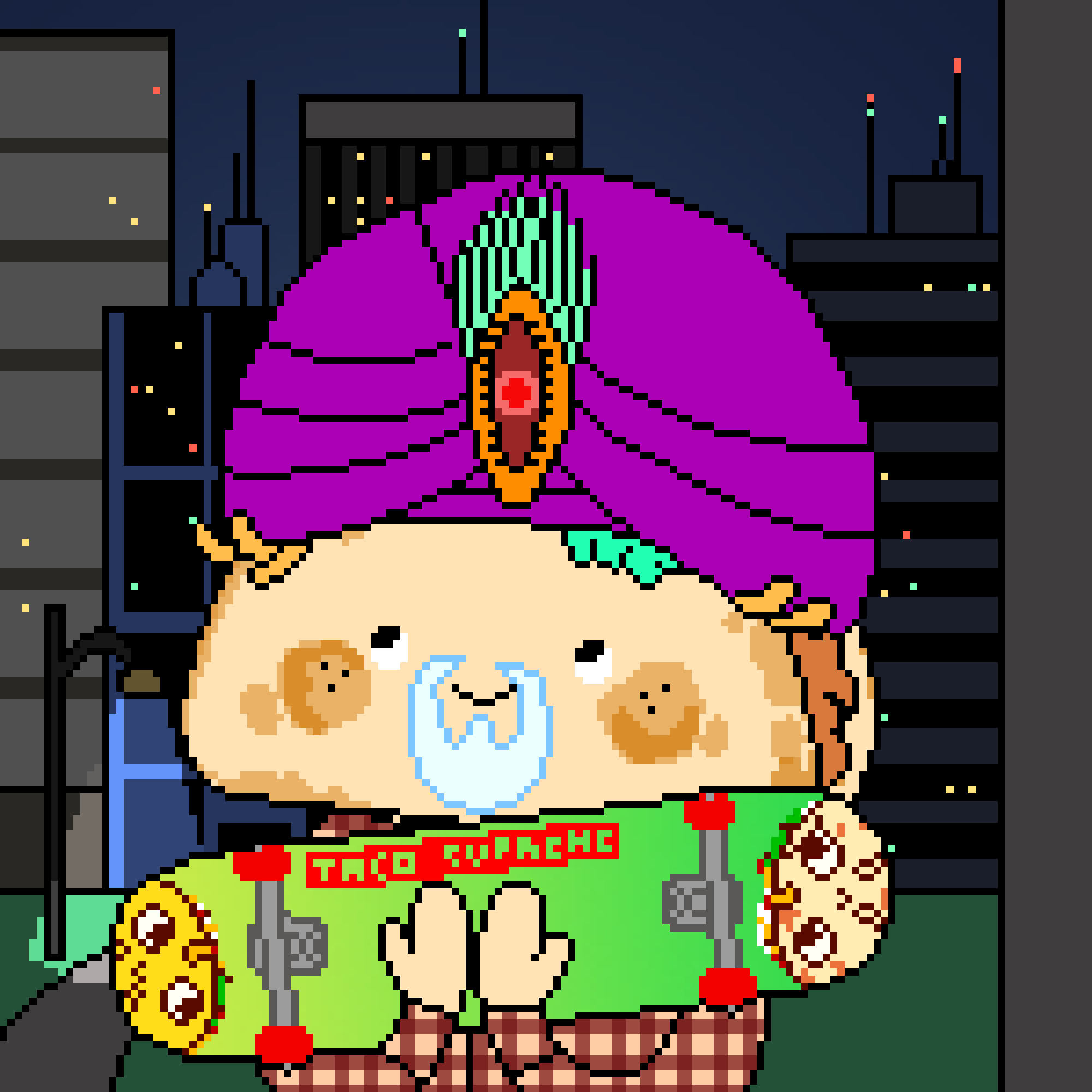 Pixel Doodled Tacos #444